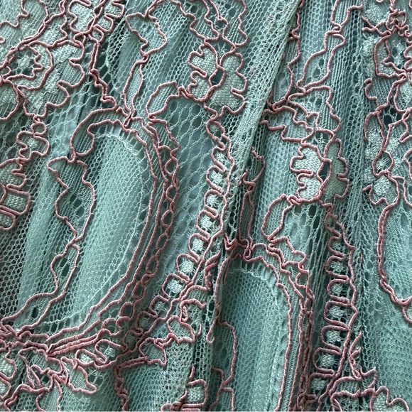 Free People Mint Green Backless Lace Dress - Picture 2 of 9